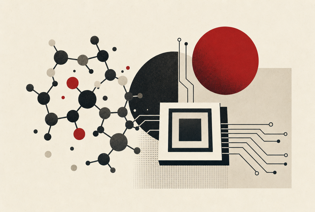 Abstract editorial illustration