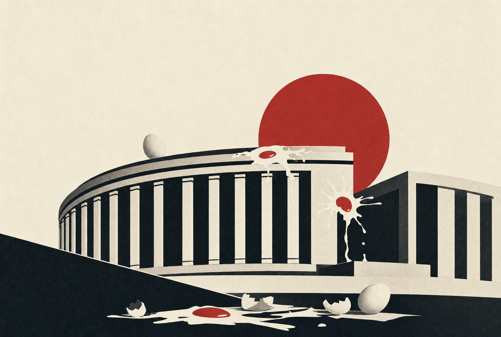 Abstract editorial illustration