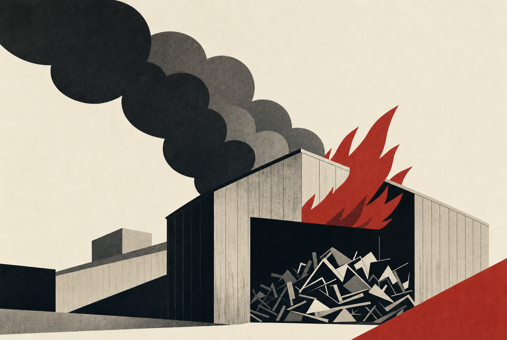 Abstract editorial illustration