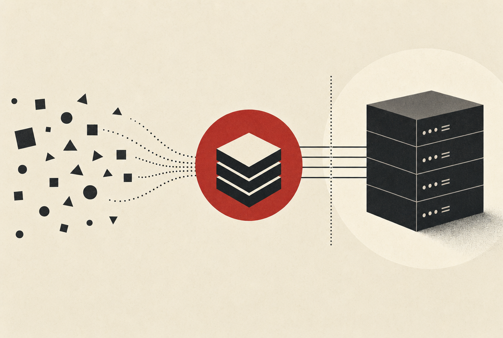 Abstract editorial illustration