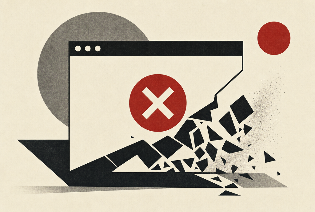 Abstract editorial illustration