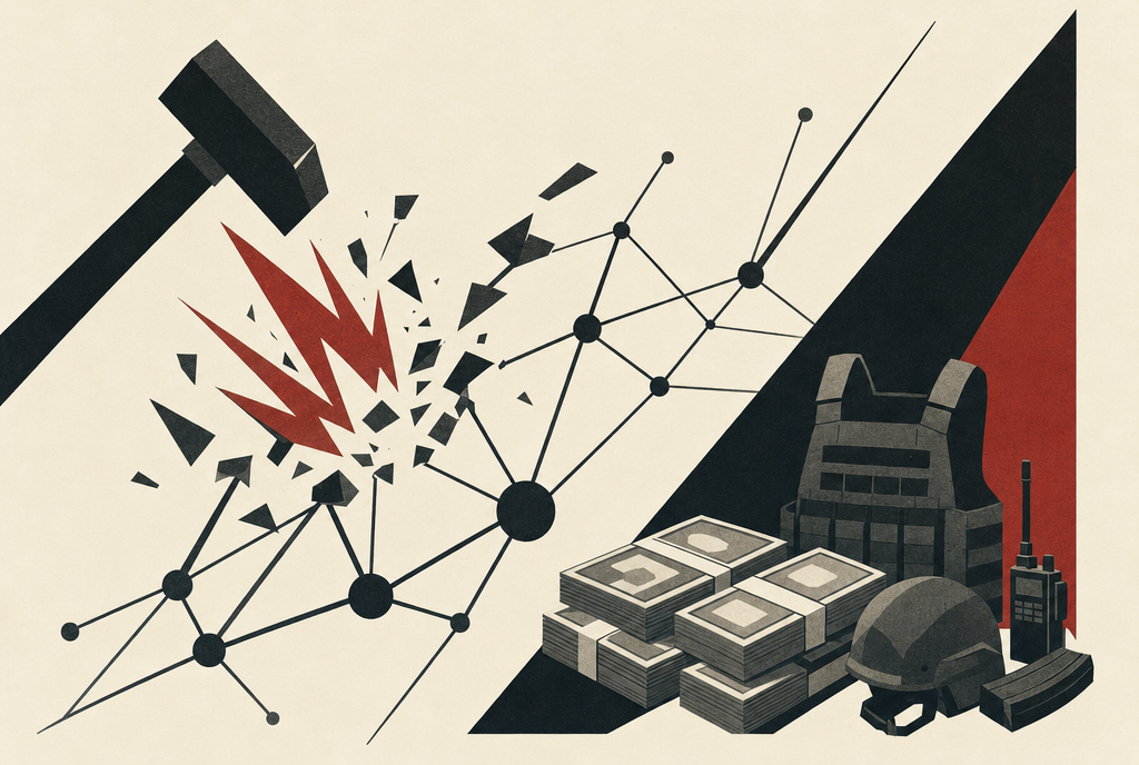 Abstract editorial illustration