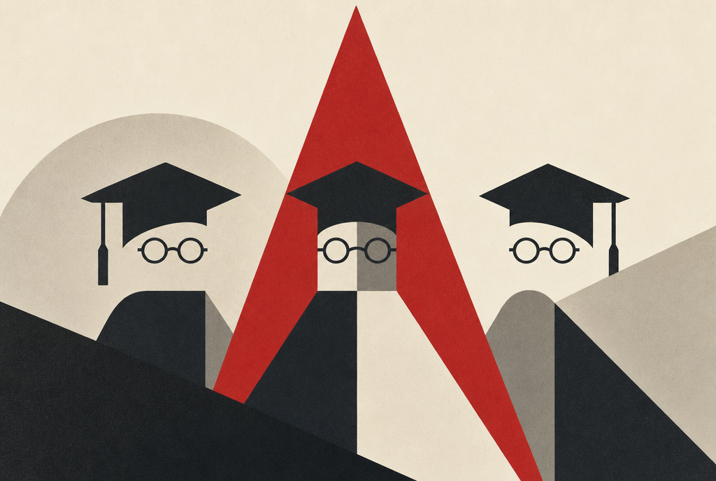 Abstract editorial illustration