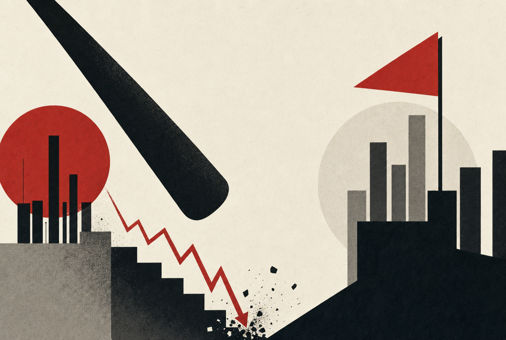 Abstract editorial illustration