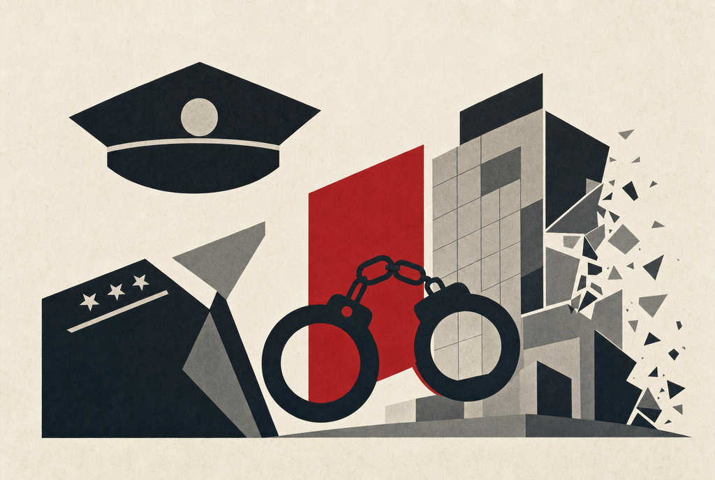 Abstract editorial illustration