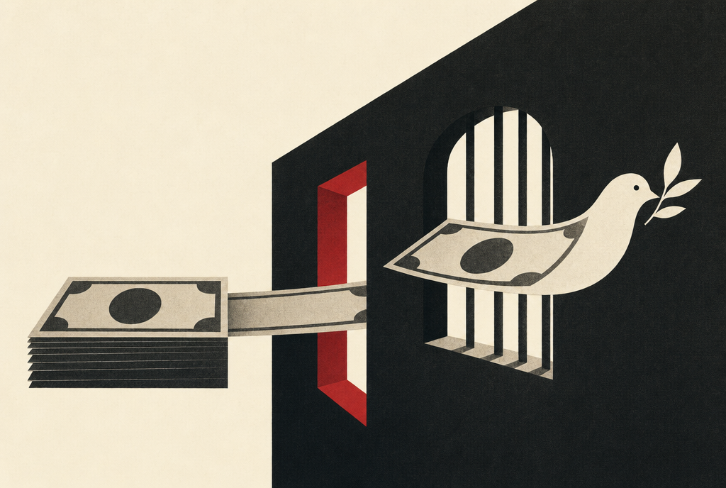 Abstract editorial illustration