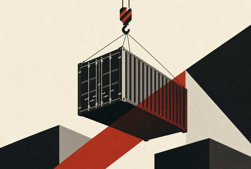 Abstract editorial illustration