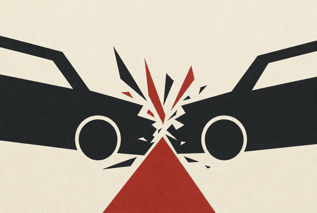 Abstract editorial illustration