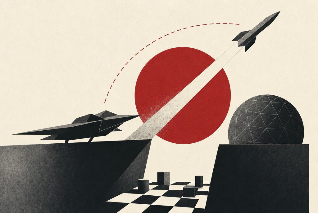 Abstract editorial illustration