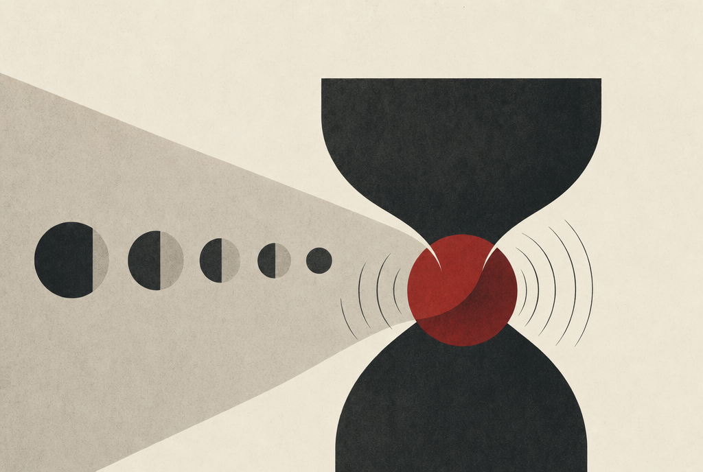 Abstract editorial illustration