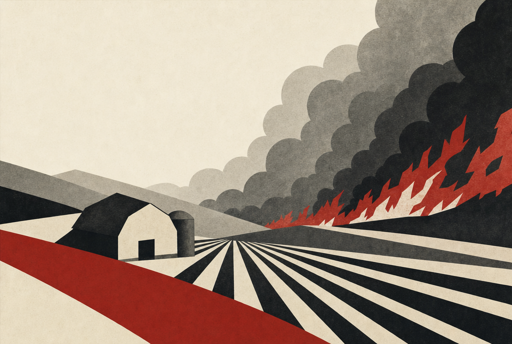 Abstract editorial illustration