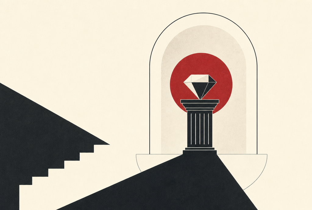 Abstract editorial illustration