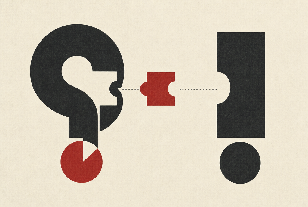 Abstract editorial illustration