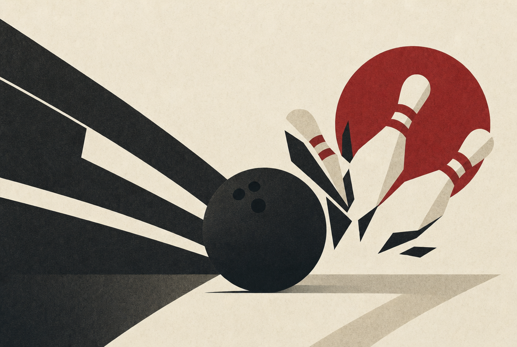 Abstract editorial illustration