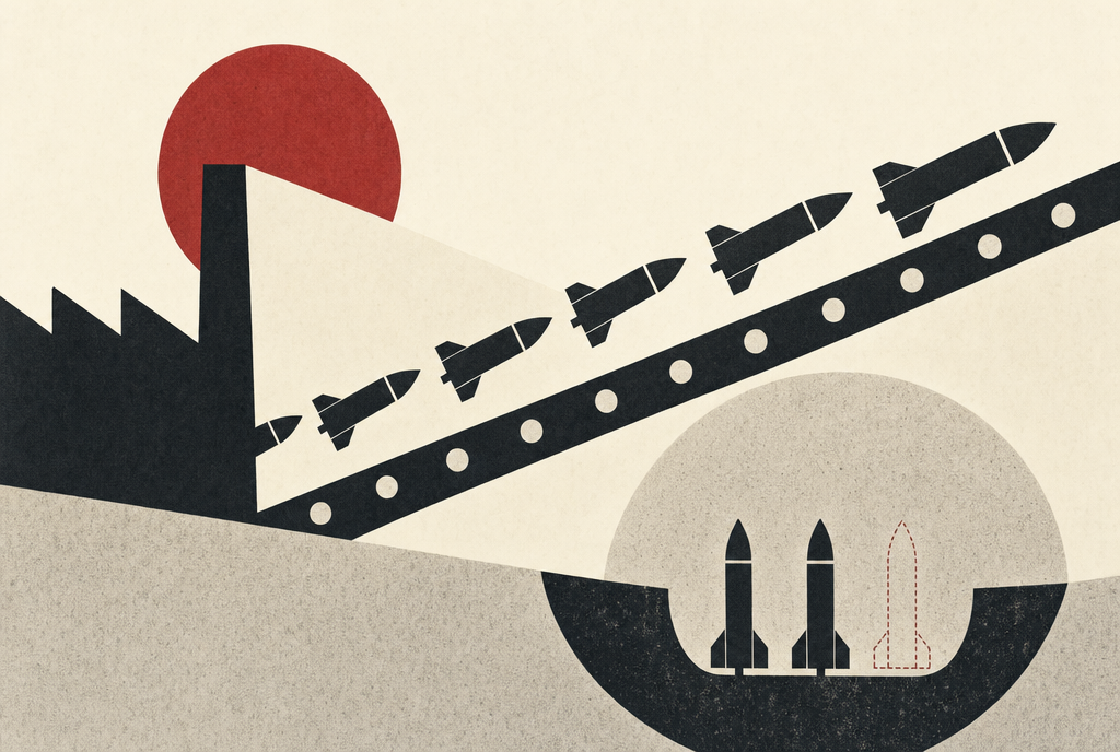 Abstract editorial illustration