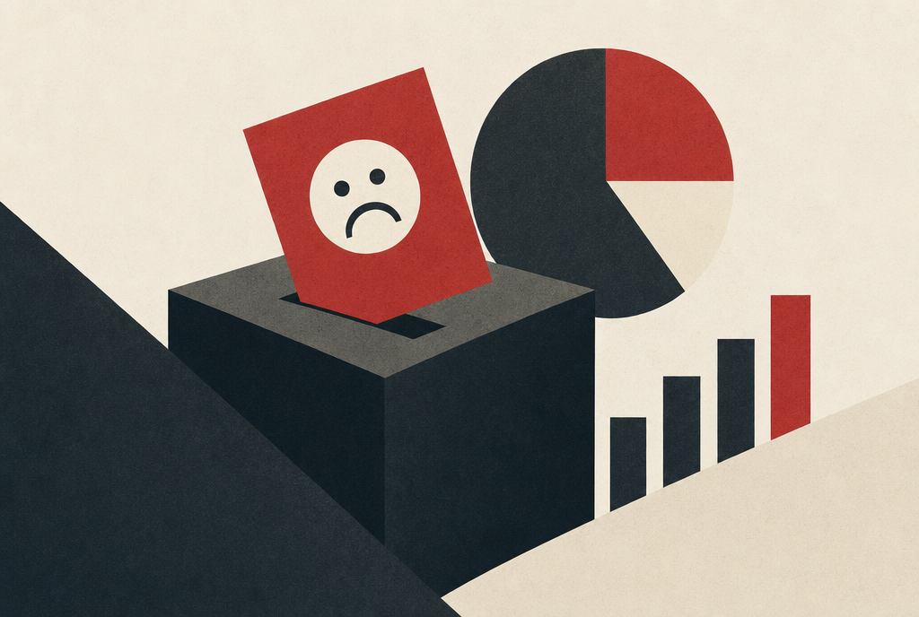 Abstract editorial illustration
