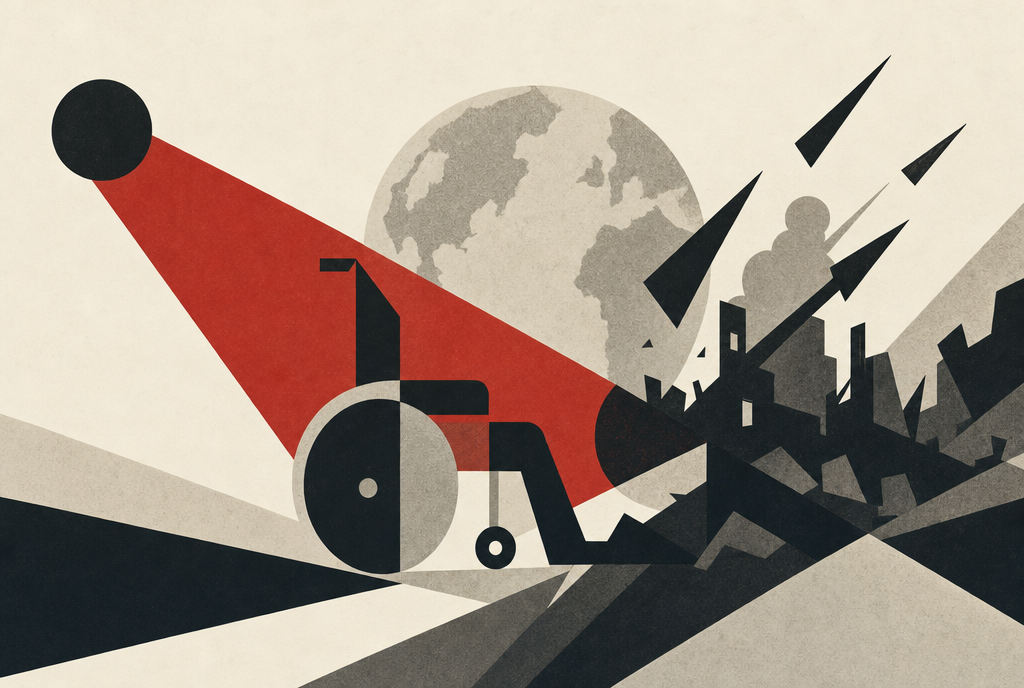 Abstract editorial illustration