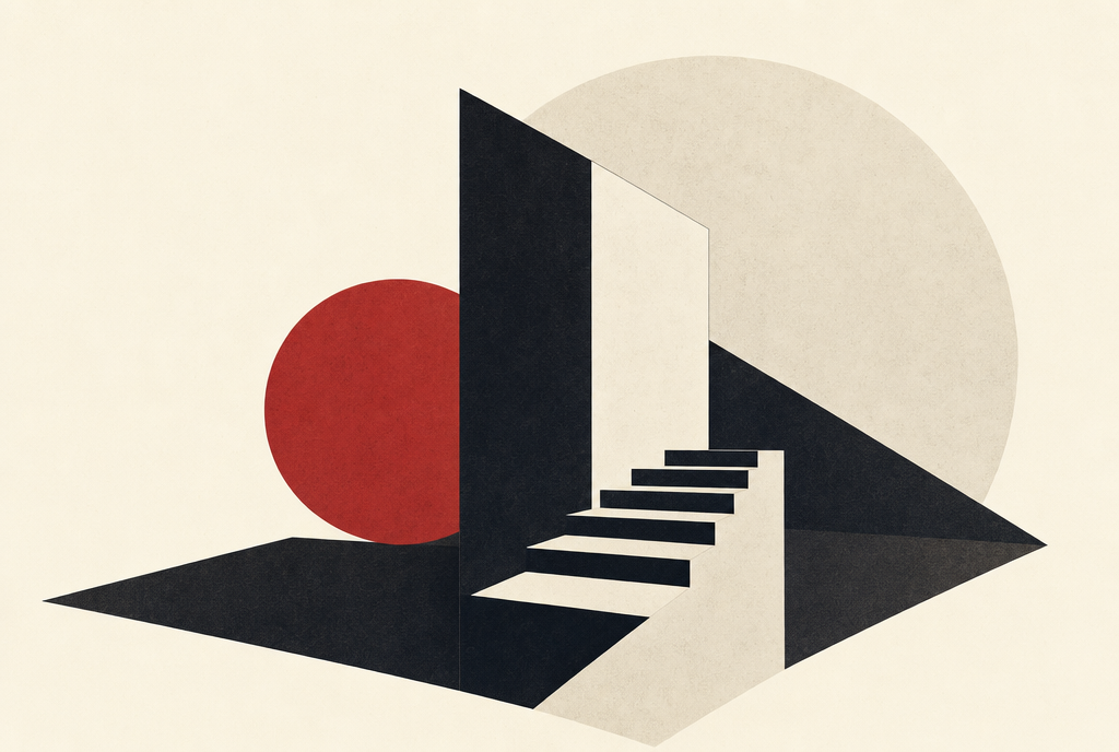Abstract editorial illustration