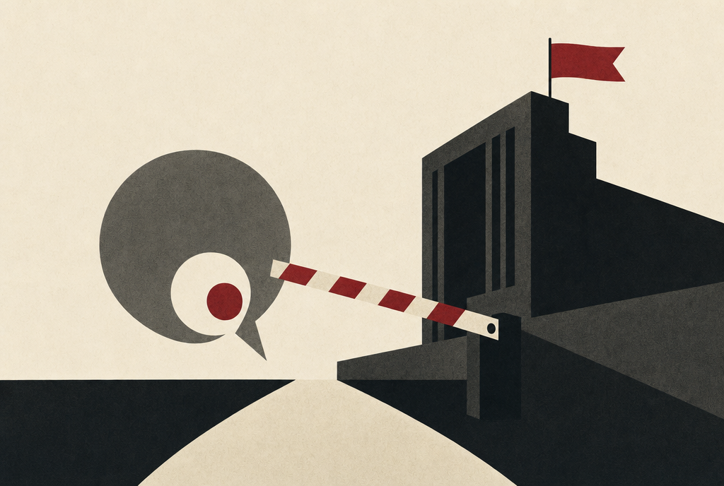 Abstract editorial illustration