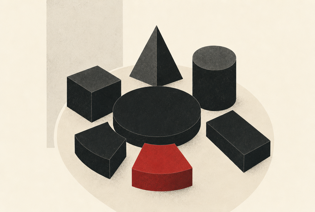 Abstract editorial illustration