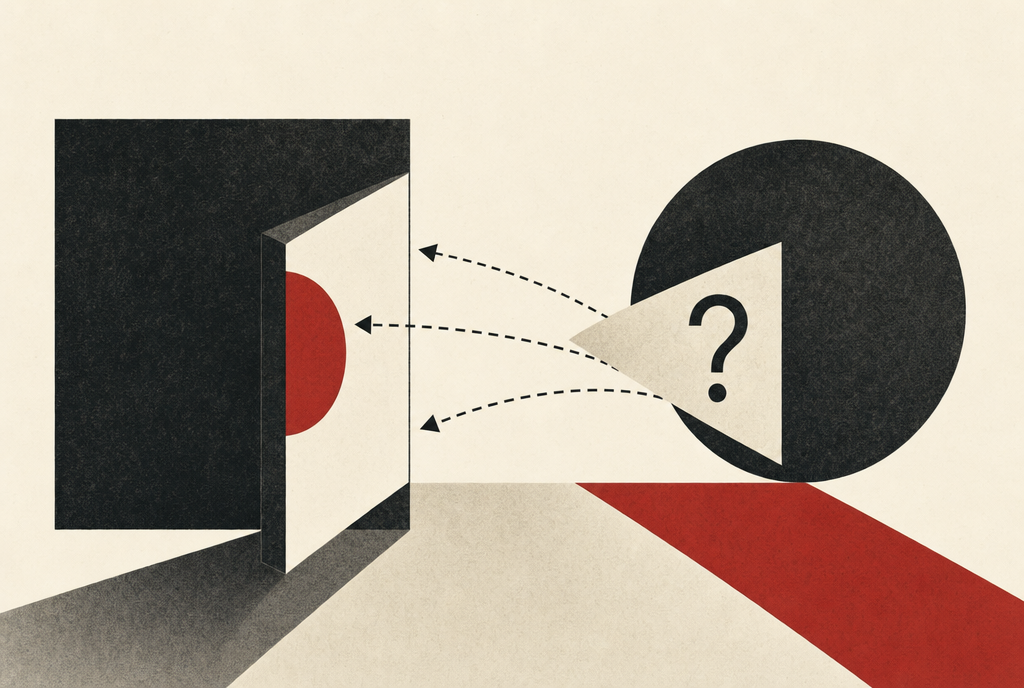 Abstract editorial illustration