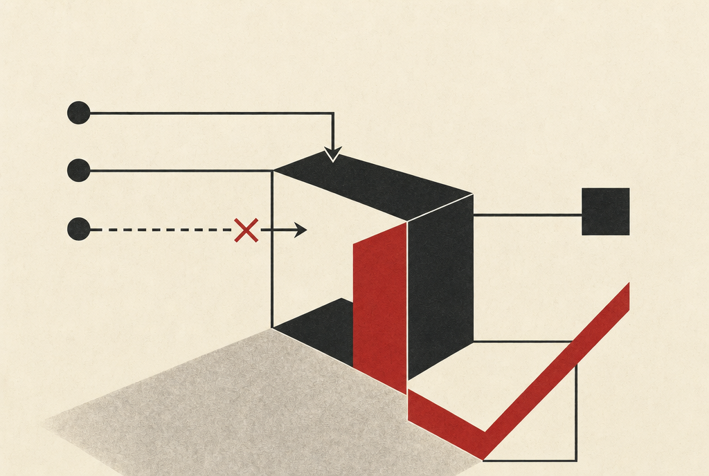Abstract editorial illustration