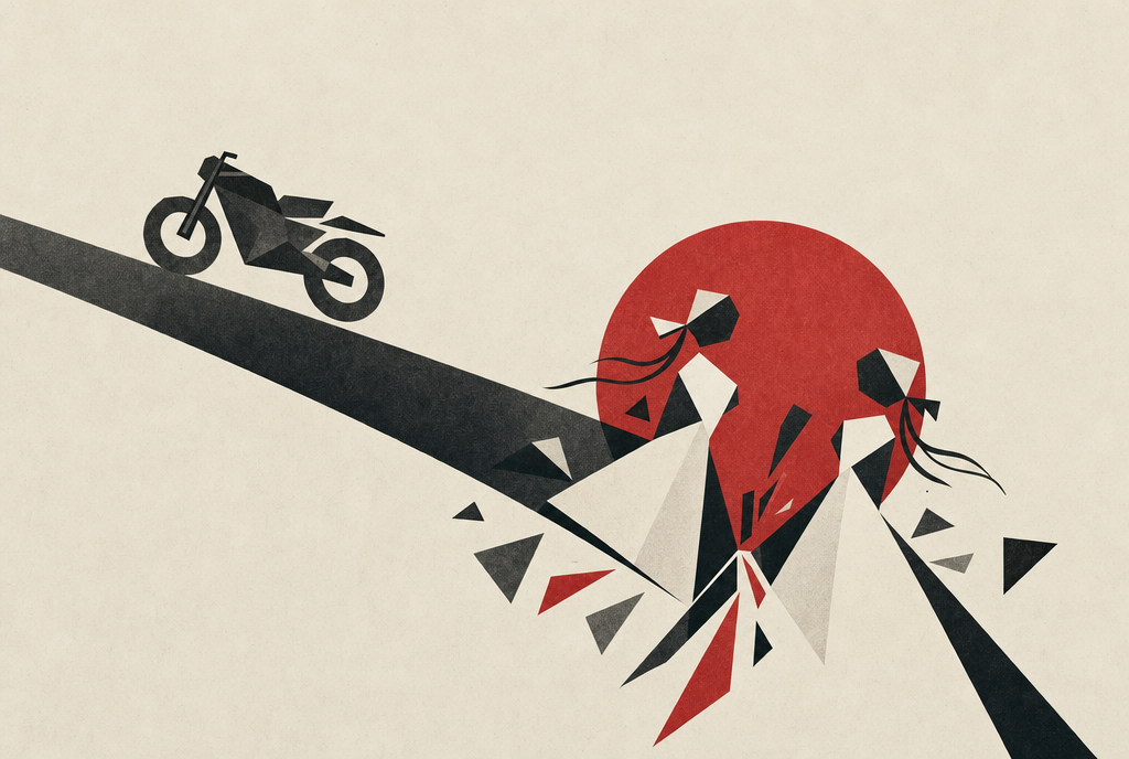 Abstract editorial illustration
