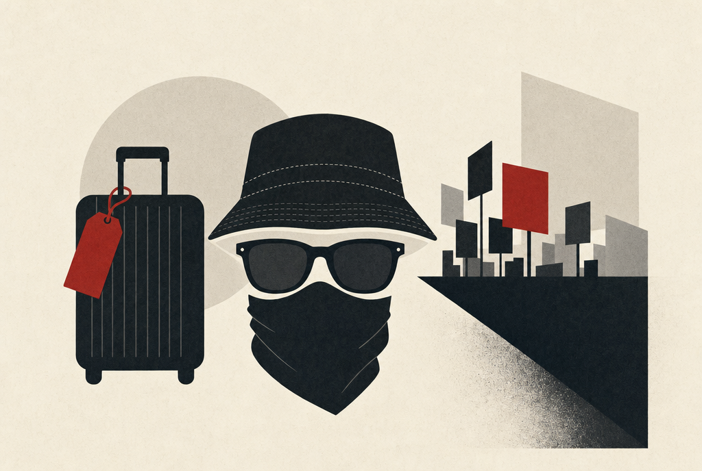 Abstract editorial illustration
