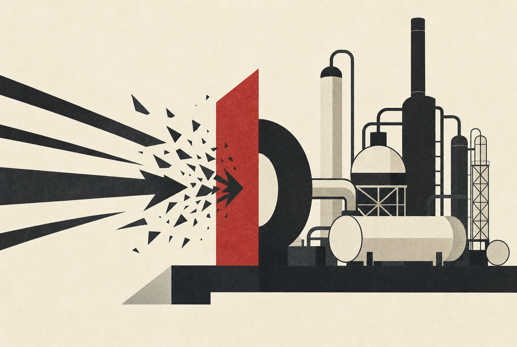 Abstract editorial illustration