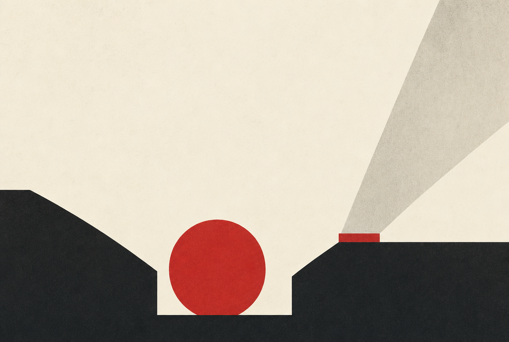 Abstract editorial illustration