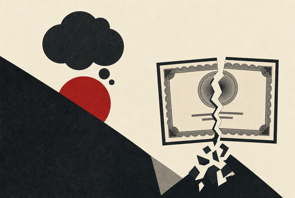 Abstract editorial illustration