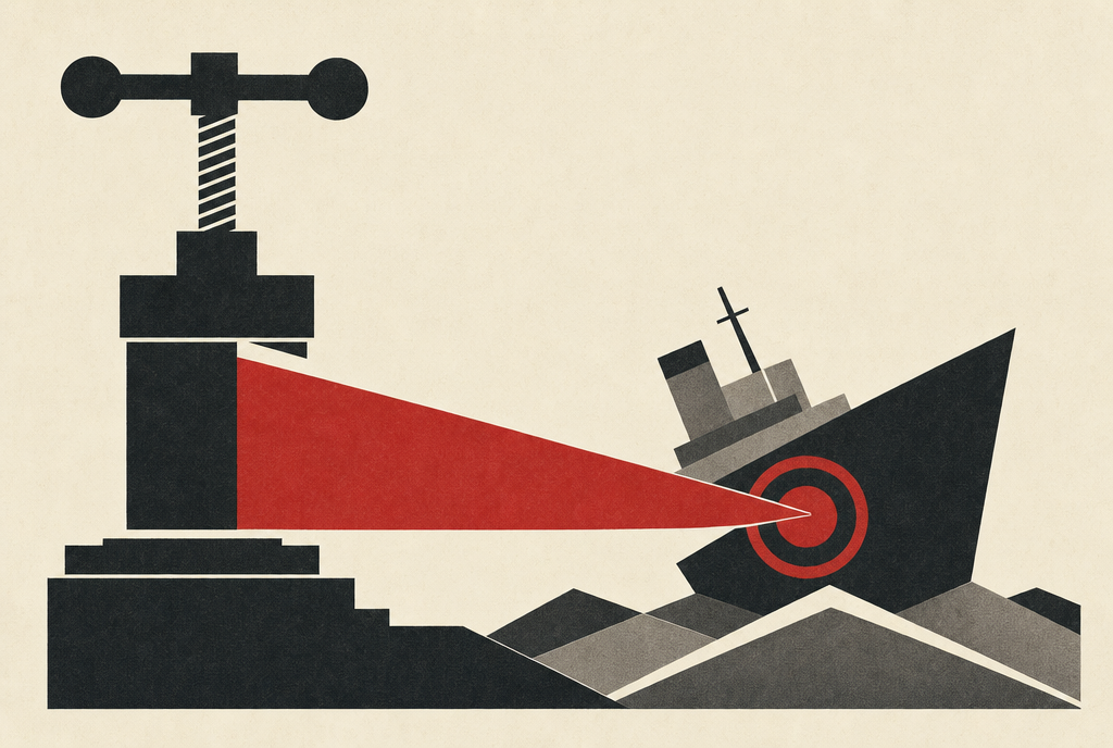 Abstract editorial illustration