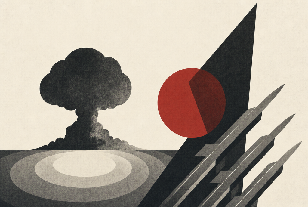 Abstract editorial illustration