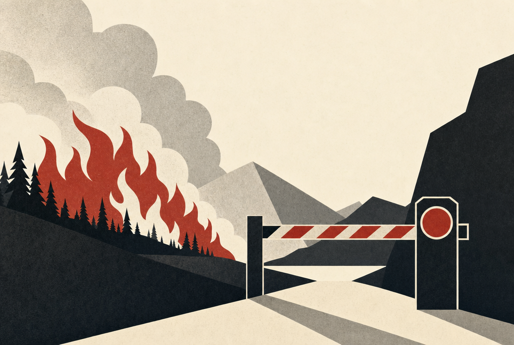 Abstract editorial illustration