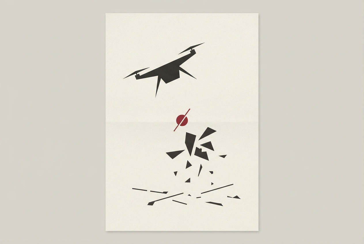 Abstract editorial illustration