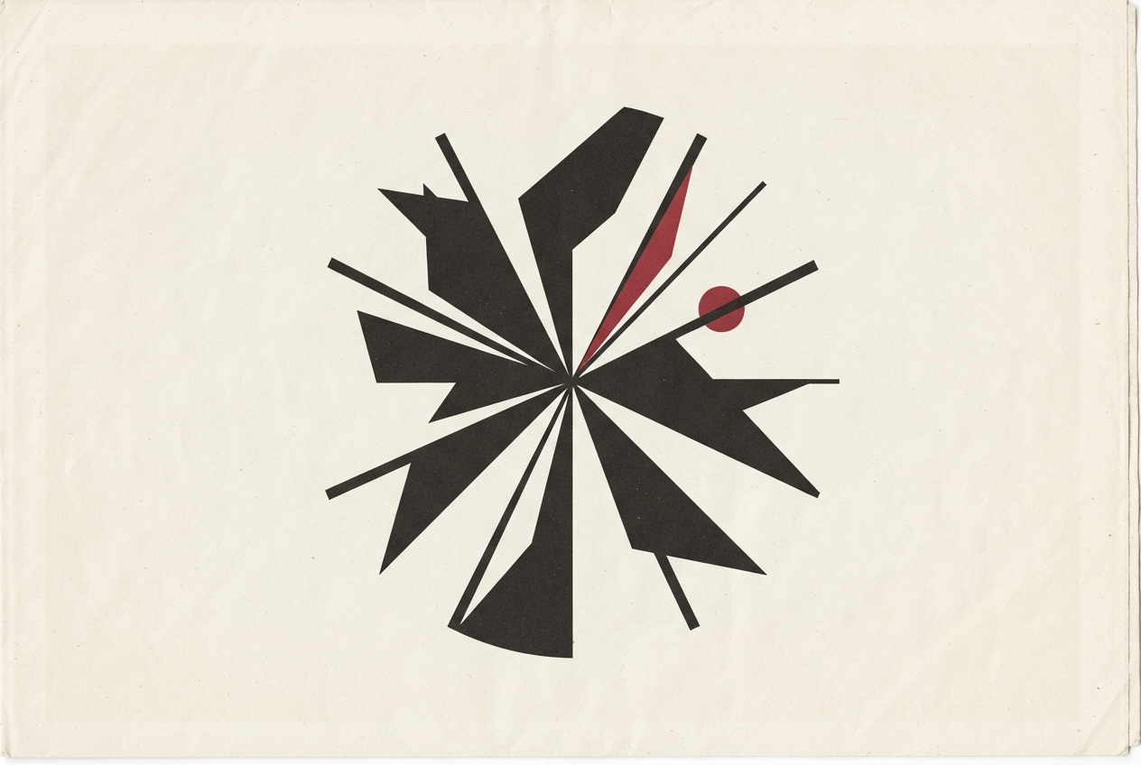 Abstract editorial illustration