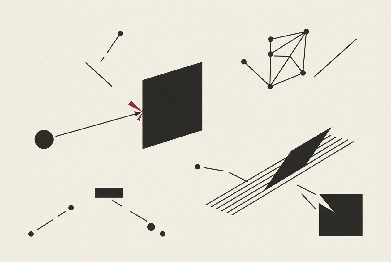 Abstract editorial illustration