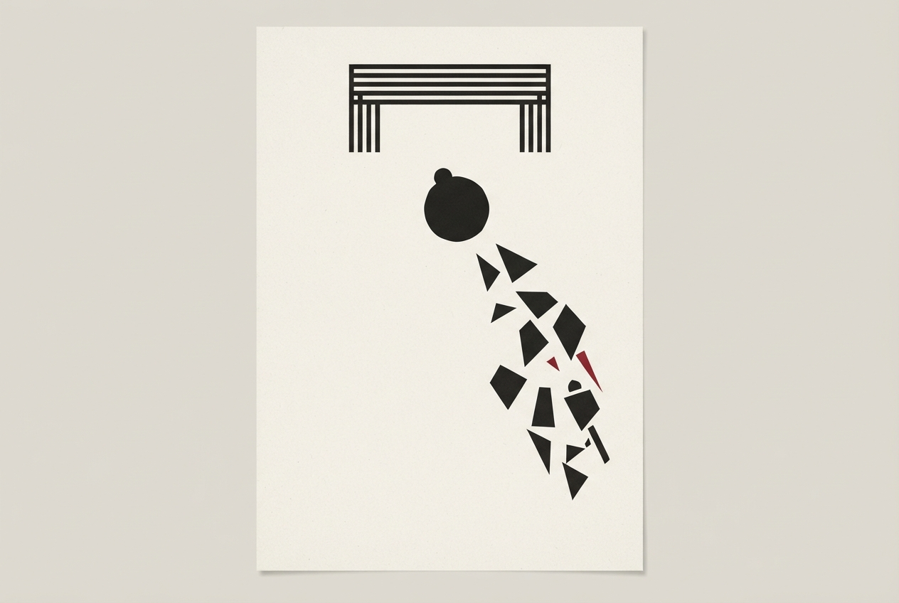 Abstract editorial illustration