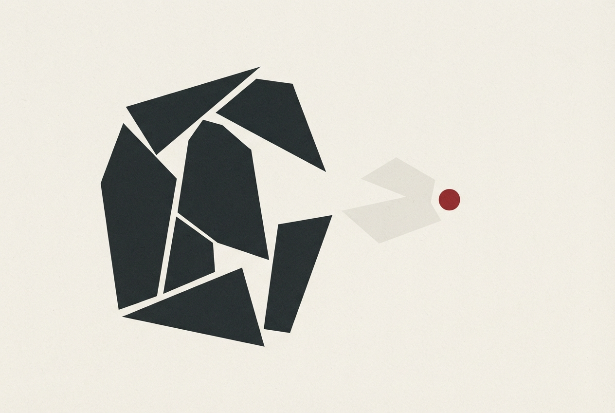 Abstract editorial illustration