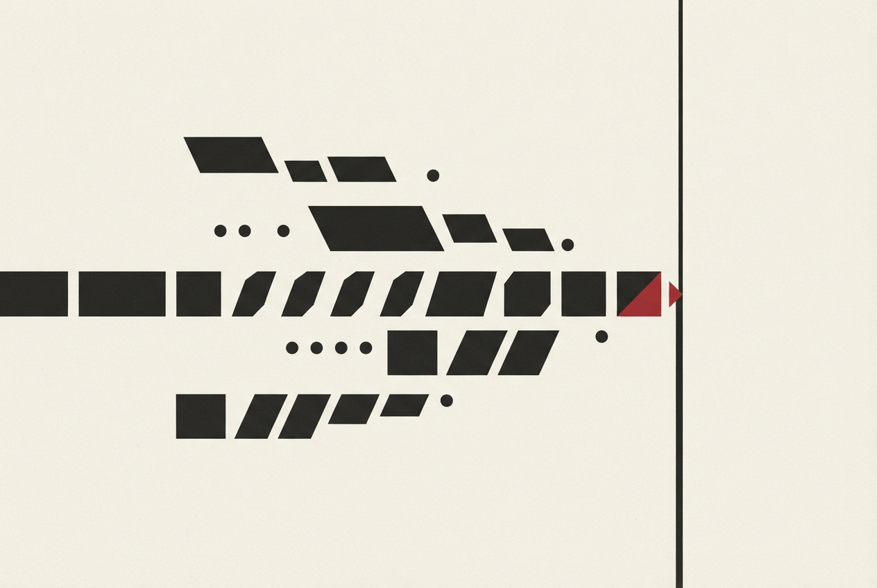 Abstract editorial illustration