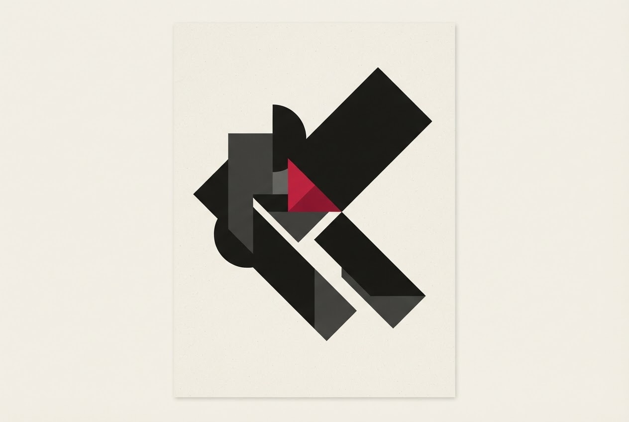Abstract editorial illustration