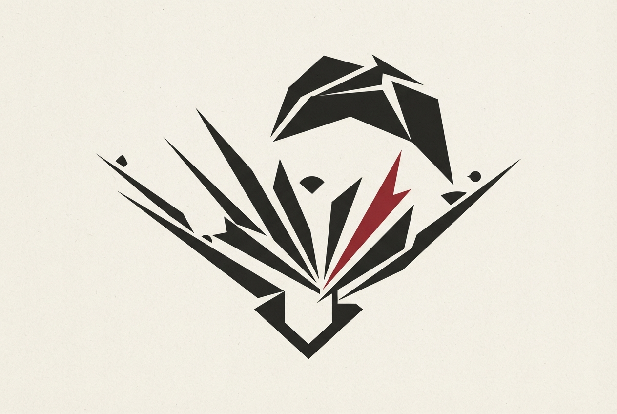 Abstract editorial illustration