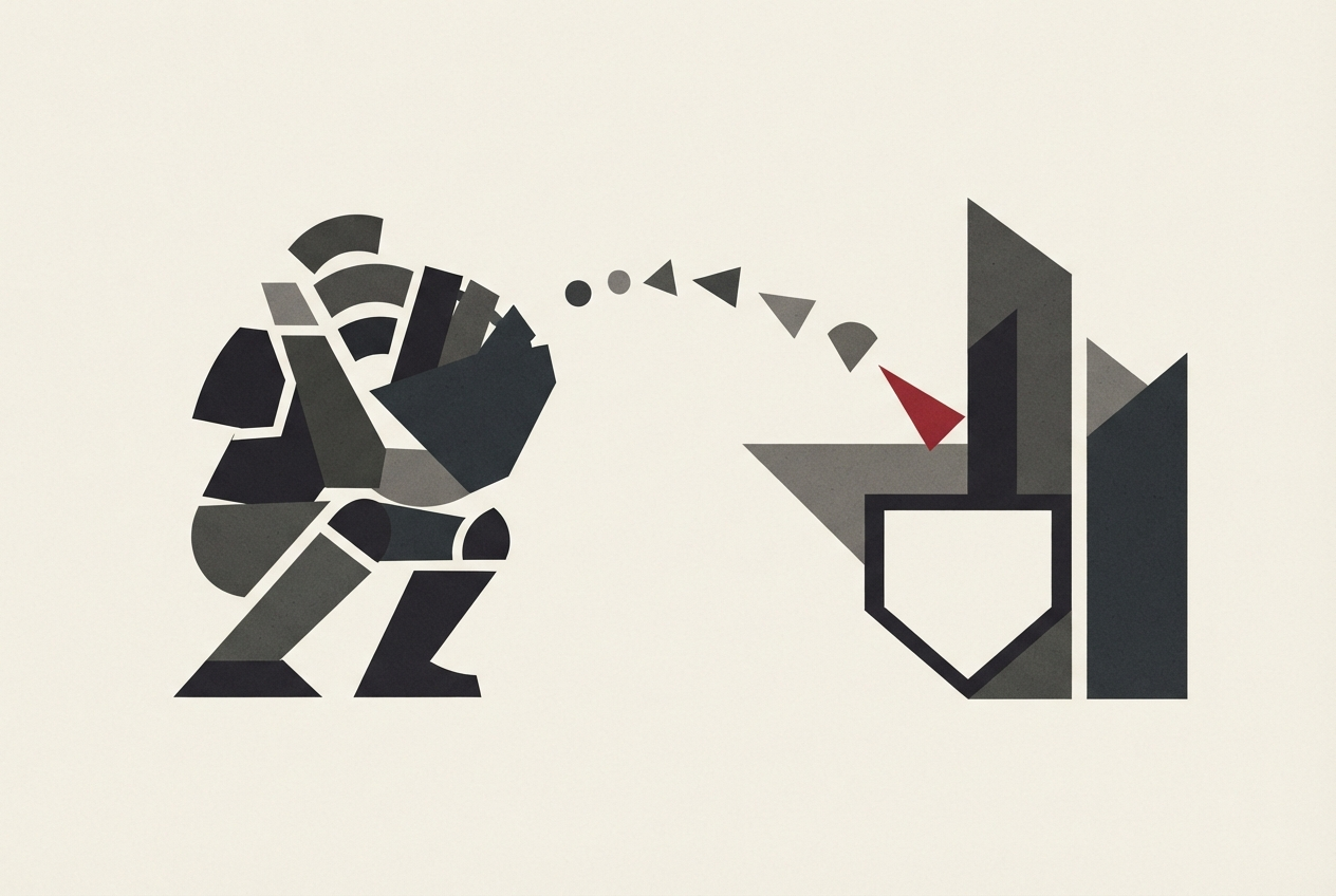 Abstract editorial illustration