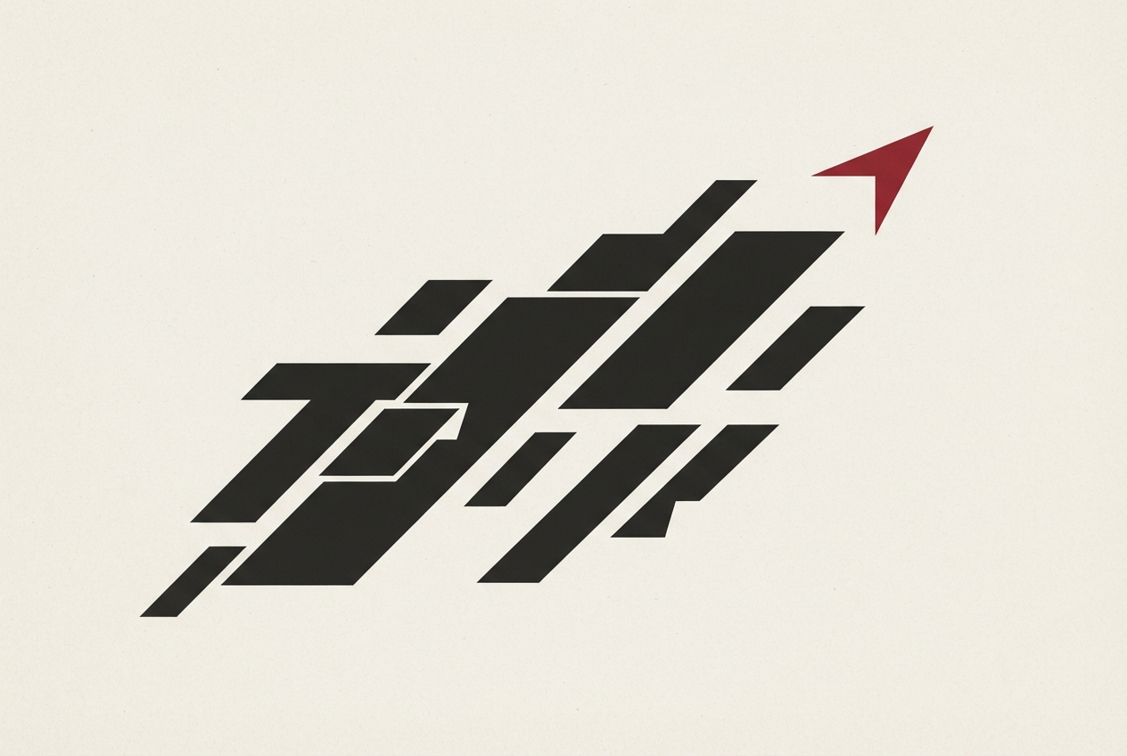 Abstract editorial illustration