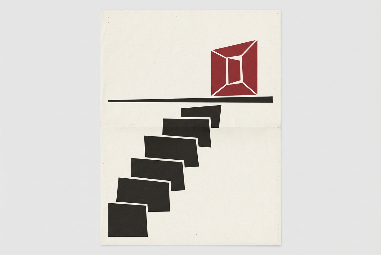 Abstract editorial illustration