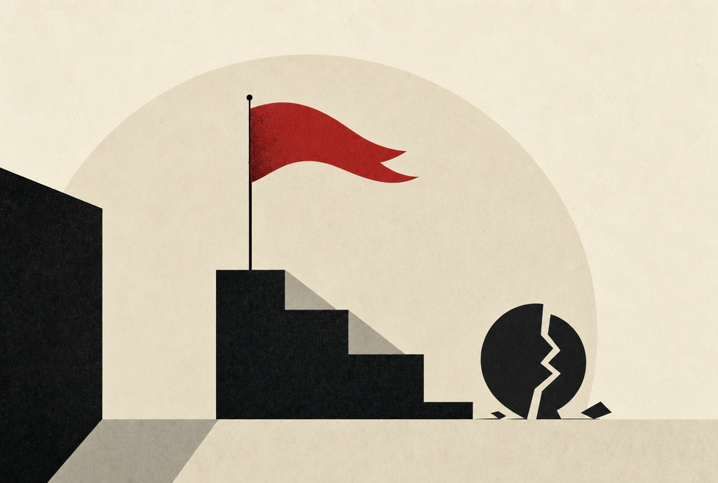 Abstract editorial illustration