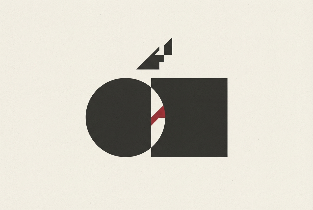 Abstract editorial illustration
