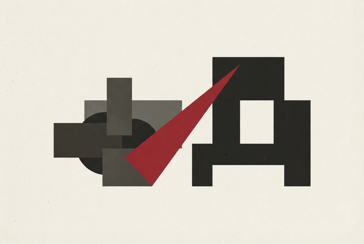 Abstract editorial illustration