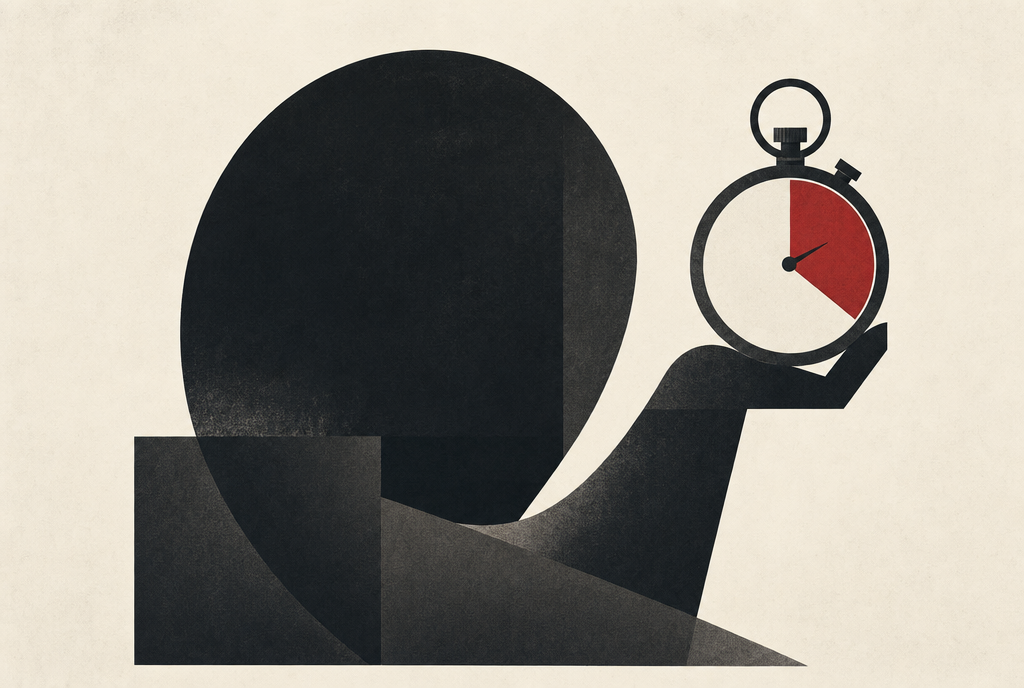 Abstract editorial illustration