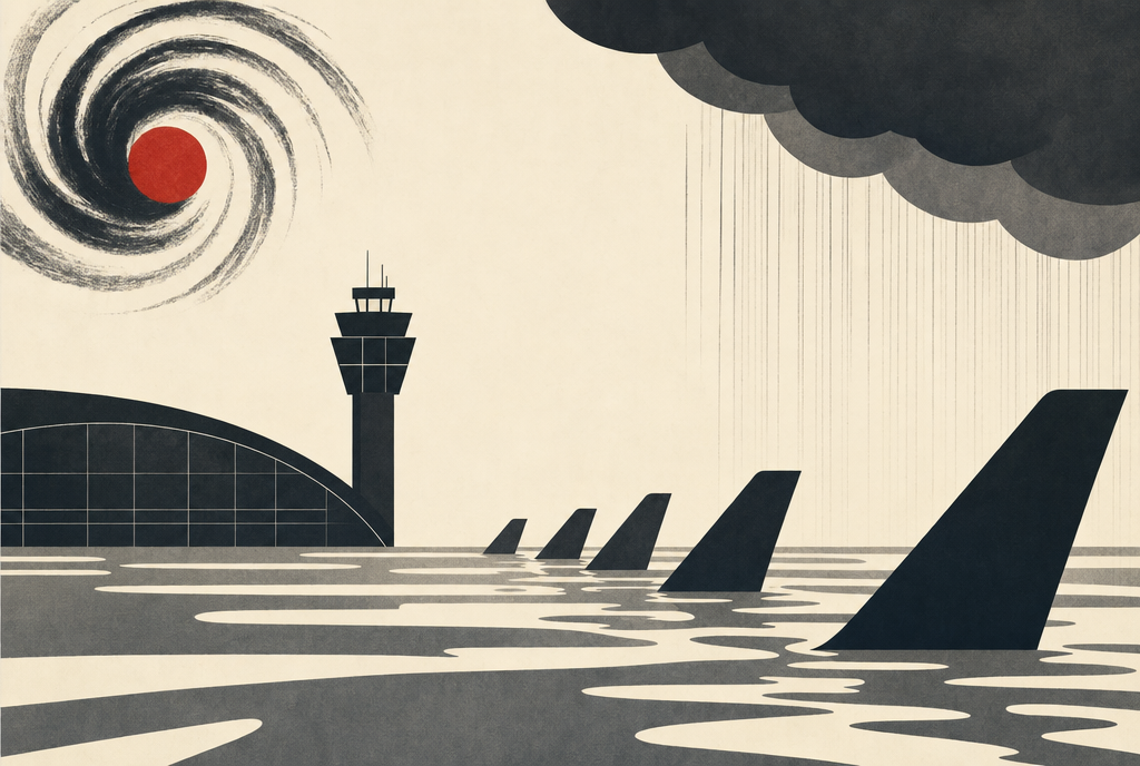 Abstract editorial illustration